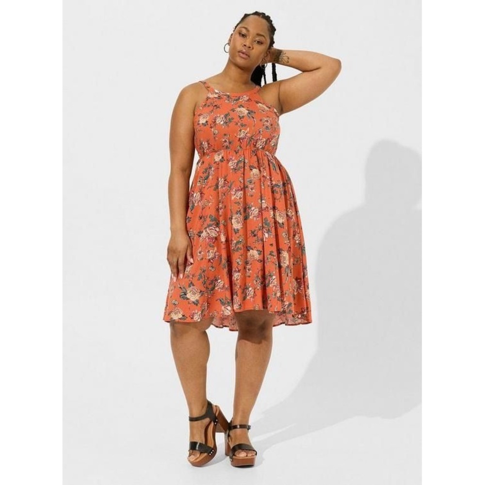 046- TORRID A-line Mini Dress 0/L/12